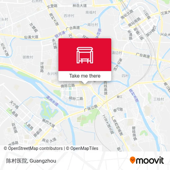 陈村医院 map