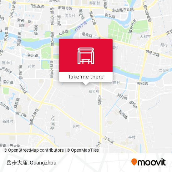 岳步大庙 map