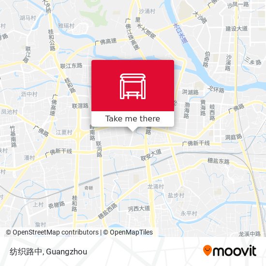 纺织路中 map