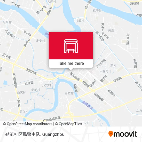 勒流社区民警中队 map
