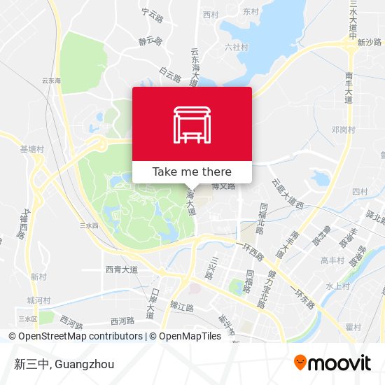 新三中 map