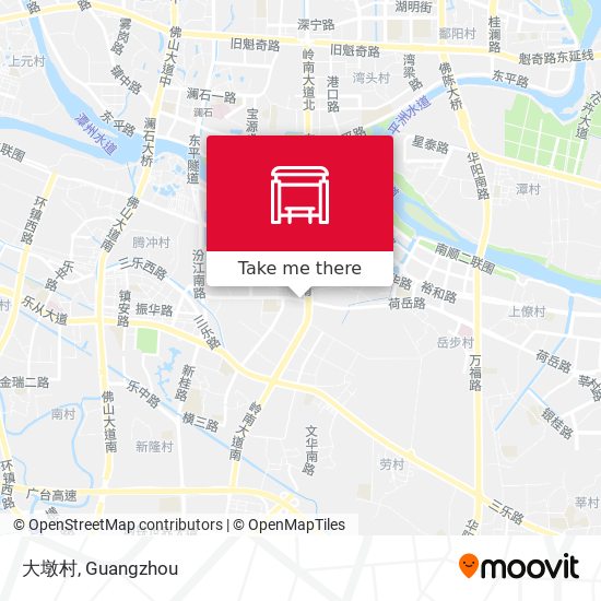 大墩村 map