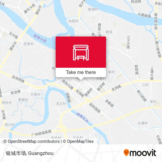银城市场 map
