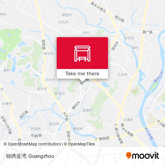 锦绣蓝湾 map