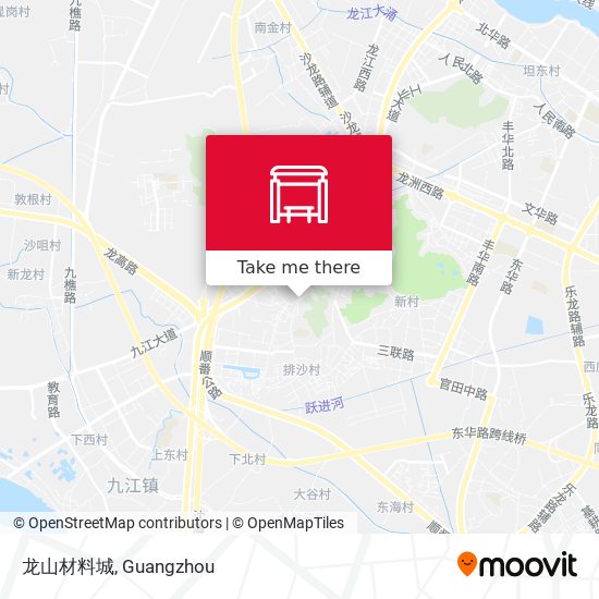 龙山材料城 map