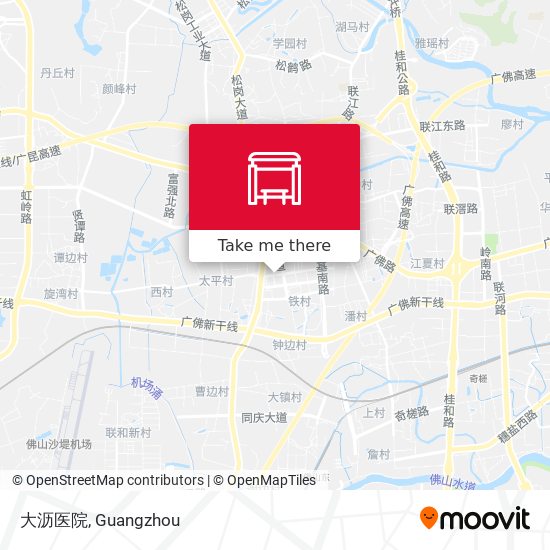 大沥医院 map