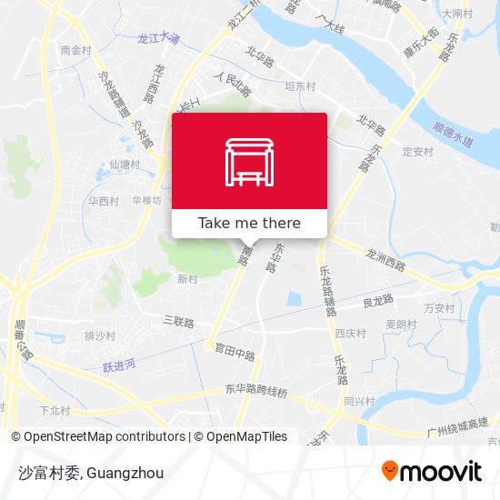 沙富村委 map