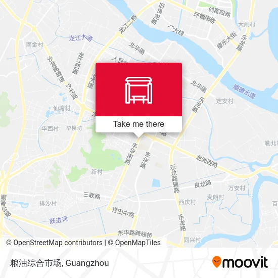 粮油综合市场 map