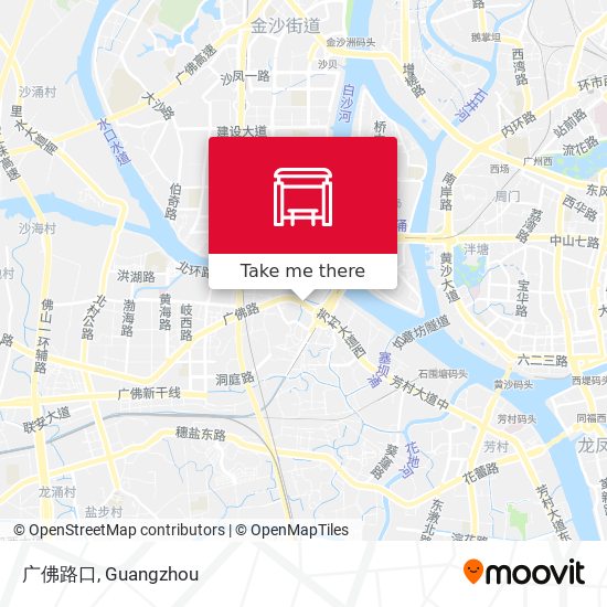 广佛路口 map