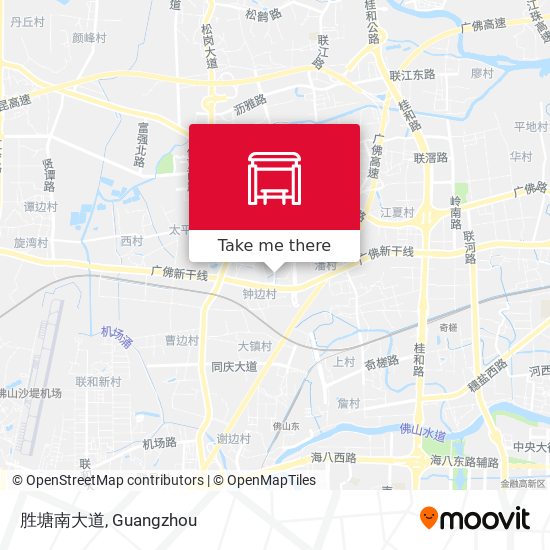 胜塘南大道 map