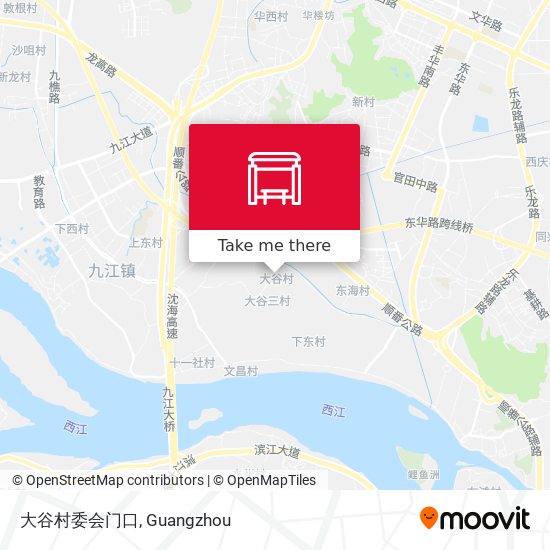 大谷村委会门口 map
