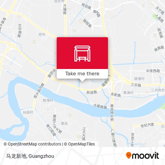 马龙新地 map