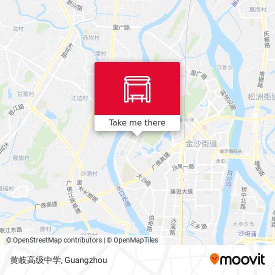 黄岐高级中学 map