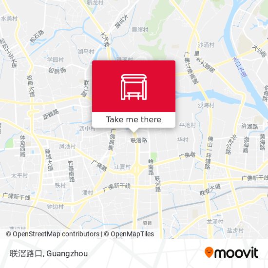 联滘路口 map