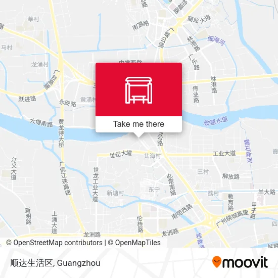 顺达生活区 map