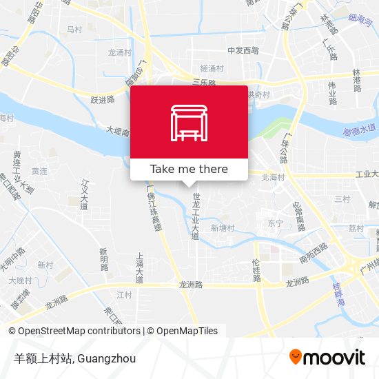 羊额上村站 map