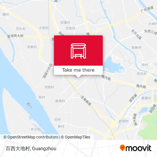 百西大地村 map