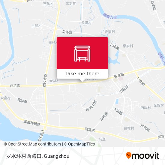 罗水环村西路口 map