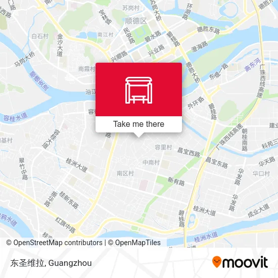 东圣维拉 map