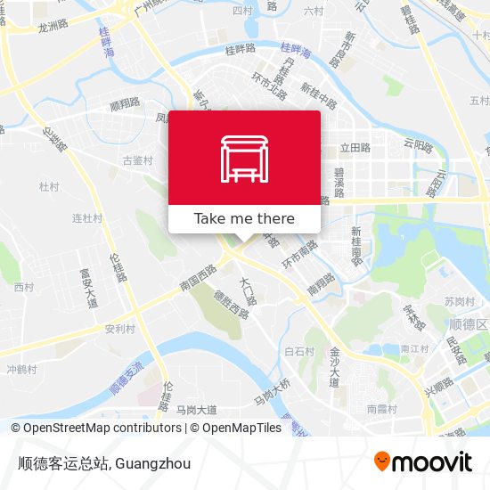 顺德客运总站 map