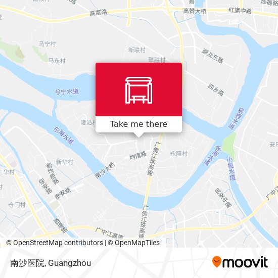南沙医院 map