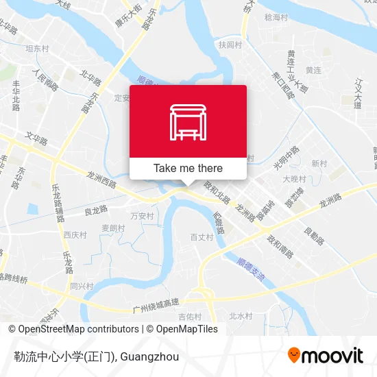 勒流中心小学(正门) map