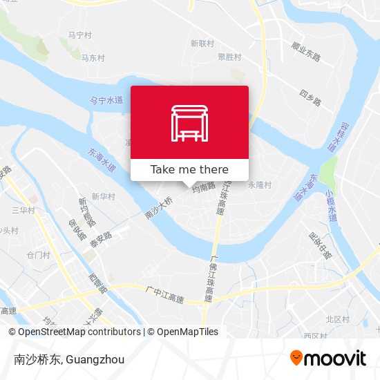 南沙桥东 map