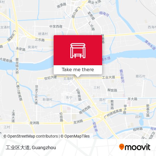 工业区大道 map