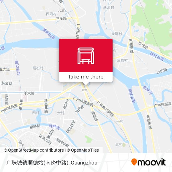 广珠城轨顺德站(南傍中路) map