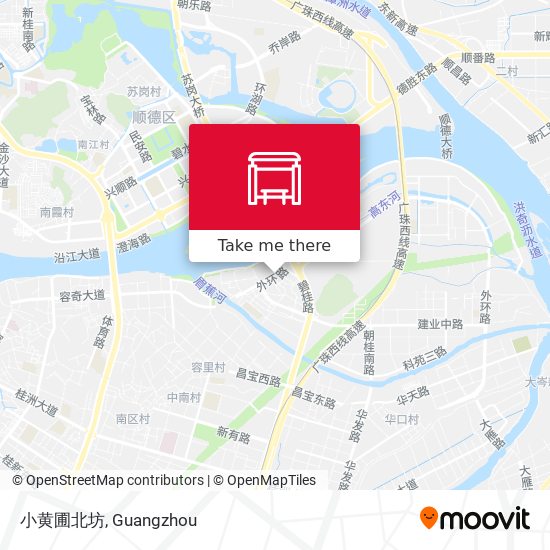 小黄圃北坊 map