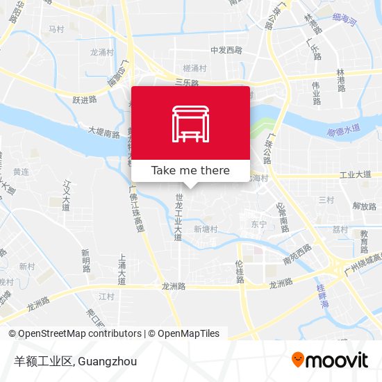 羊额工业区 map