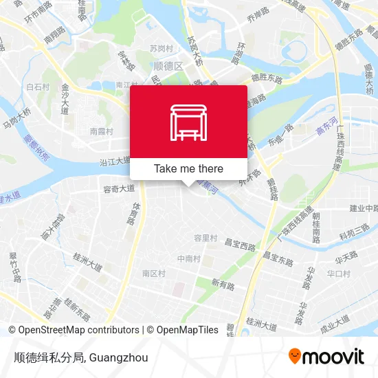 顺德缉私分局 map