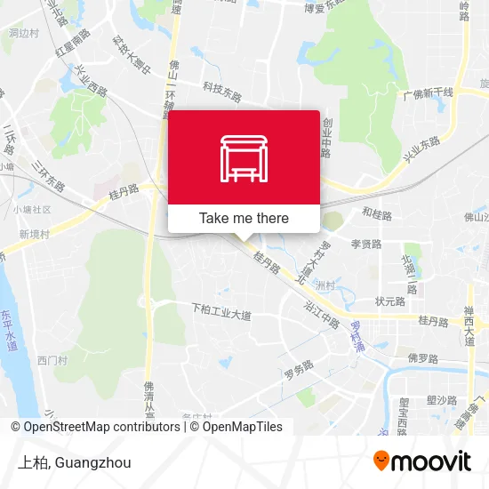 上柏 map