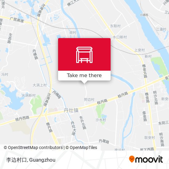 李边村口 map