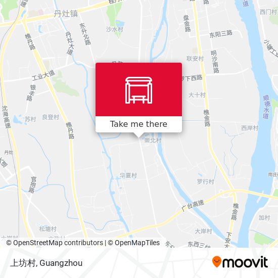 上坊村 map