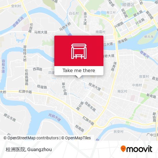 桂洲医院 map