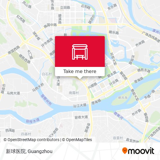 新球医院 map