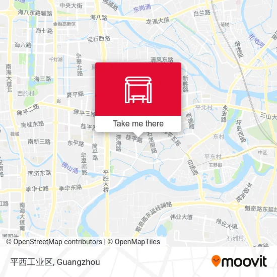 平西工业区 map