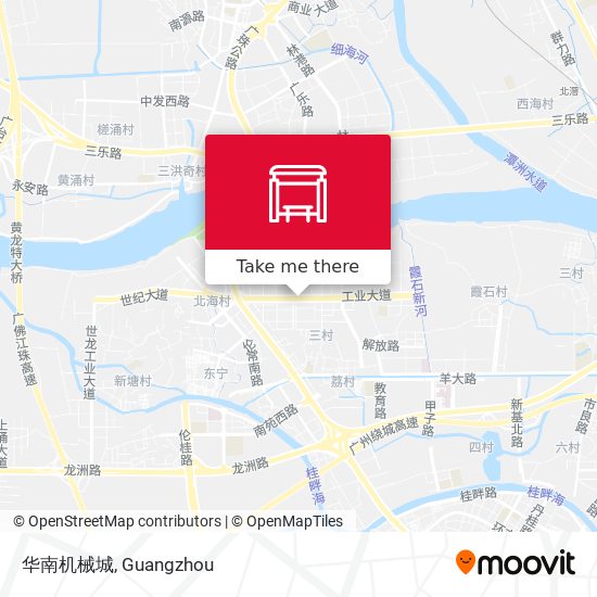 华南机械城 map