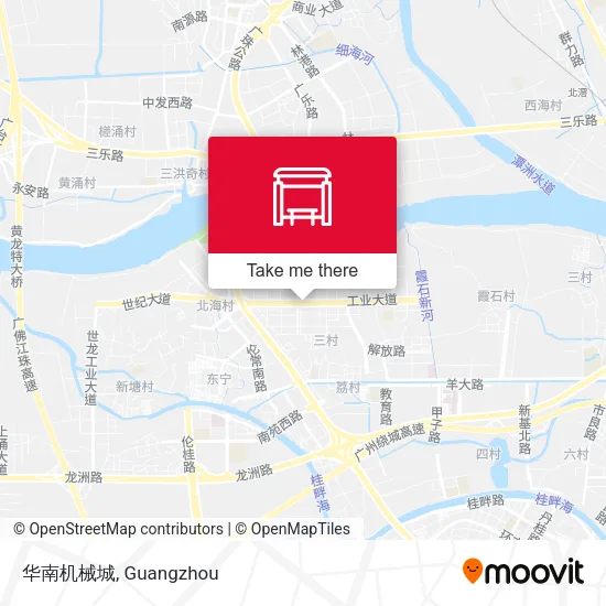 华南机械城 map