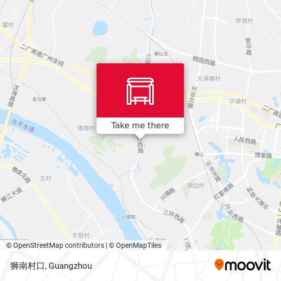 狮南村口 map