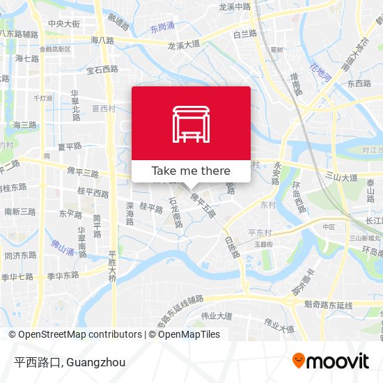 平西路口 map
