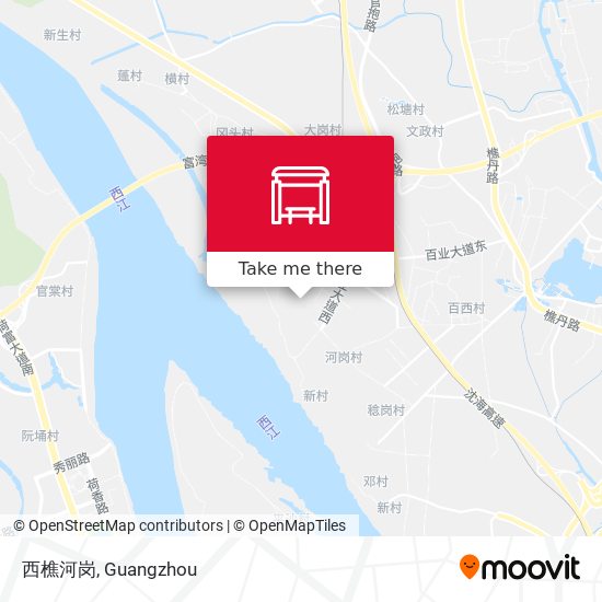西樵河岗 map