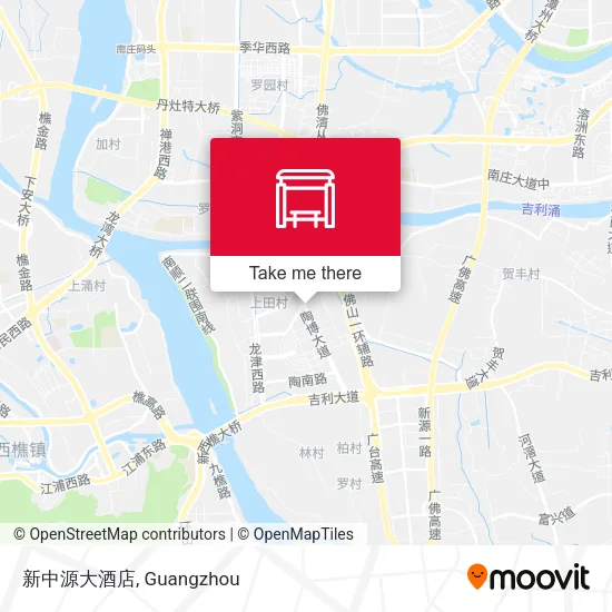 新中源大酒店 map