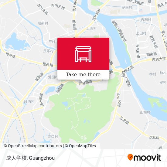 成人学校 map