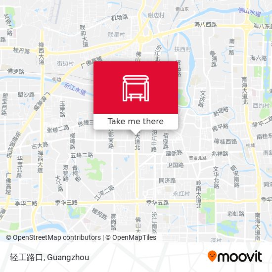 轻工路口 map