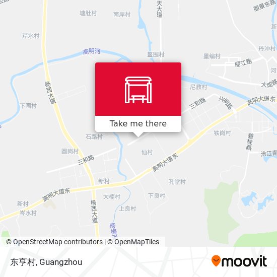 东亨村 map