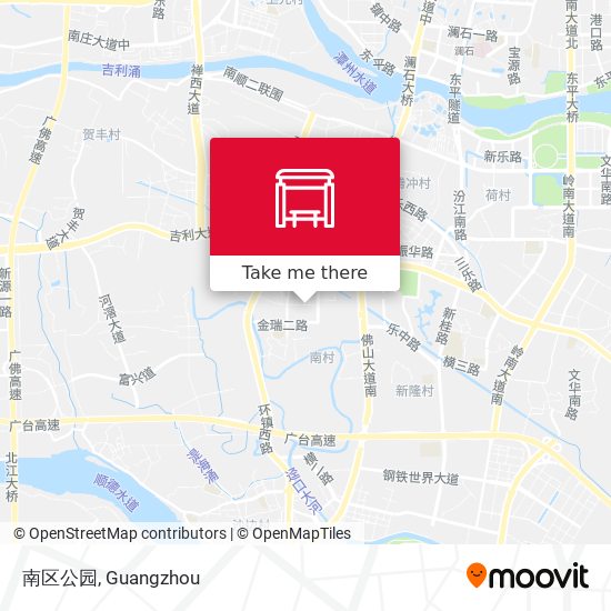 南区公园 map
