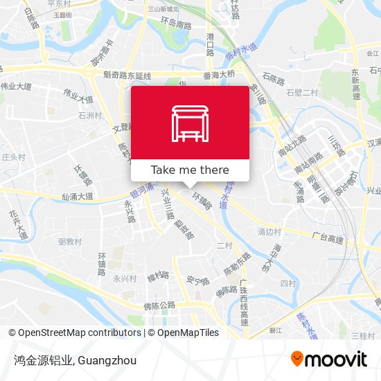 鸿金源铝业 map