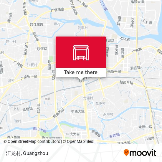 汇龙村 map